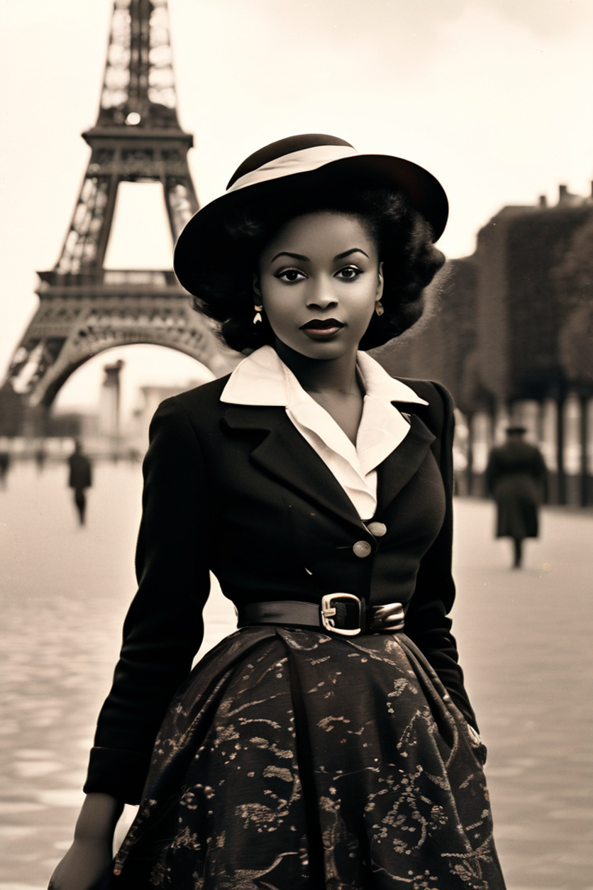 Portrait Of A 16 Year Old Black Girl In The 40 S By Stéphane Huguet Playground