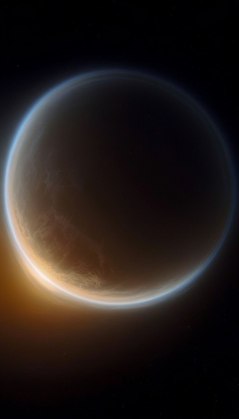Ethereal Planetary Atmosphere Photograph for Phone Case Cover