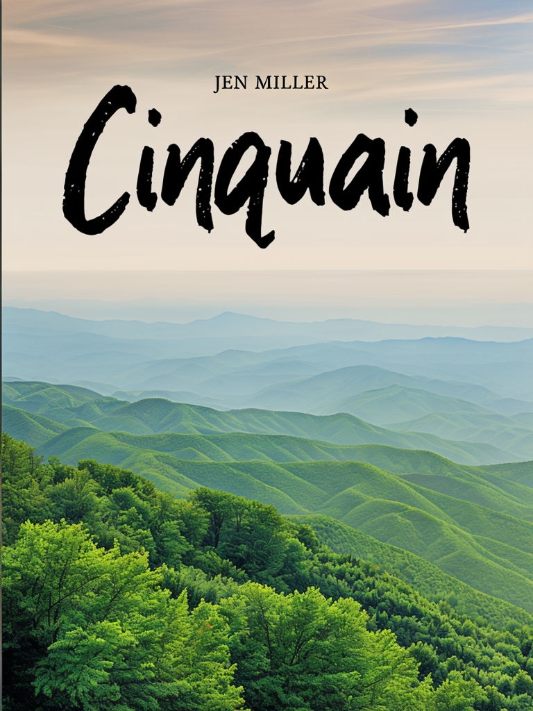 Serene Rainbow Mountain Landscape for Cinquain EBook Cover