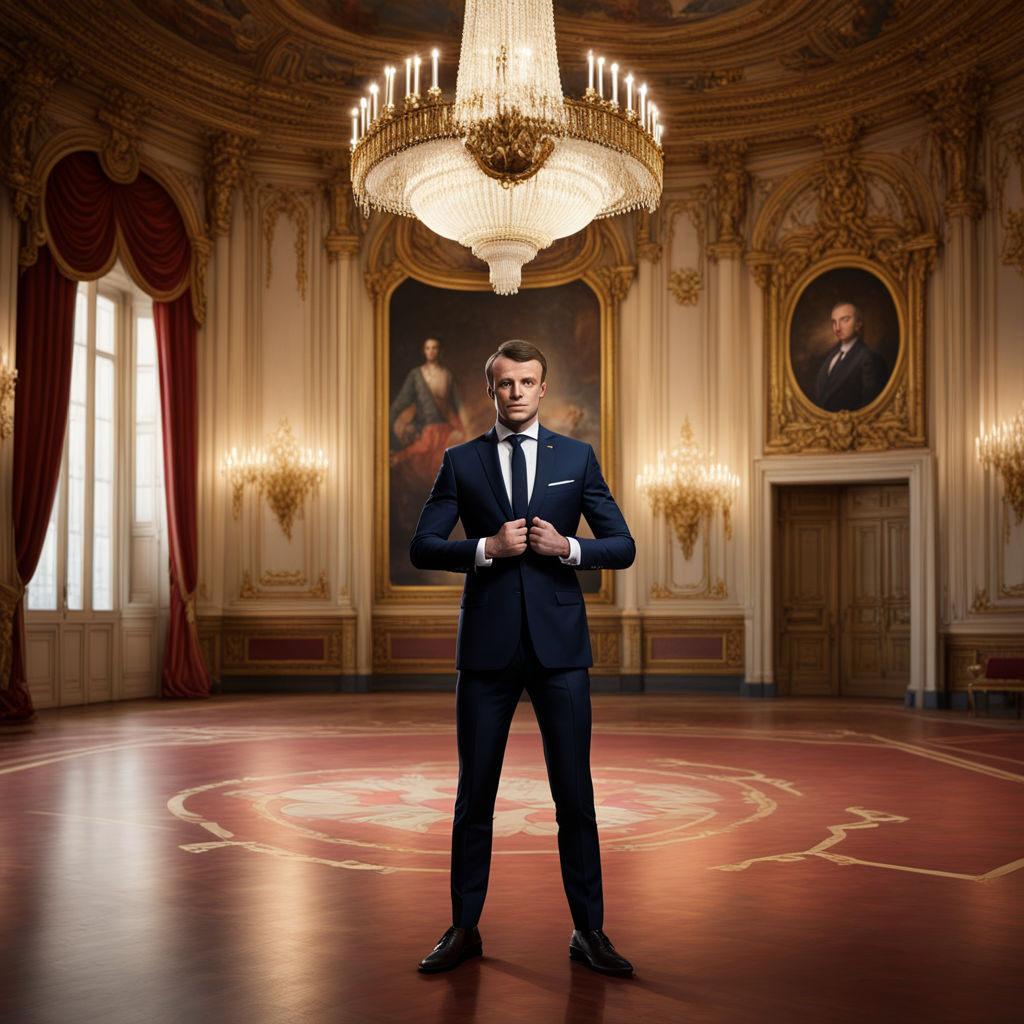 Emmanuel Macron by morgan margerit - Playground