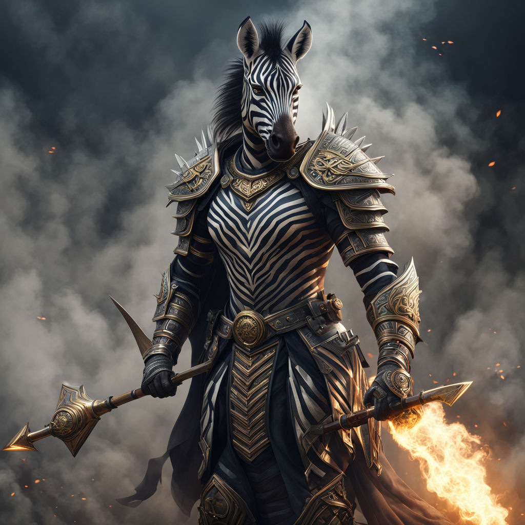 Dark Mystic scary warrior with silver and black armor on a black war horse  horse