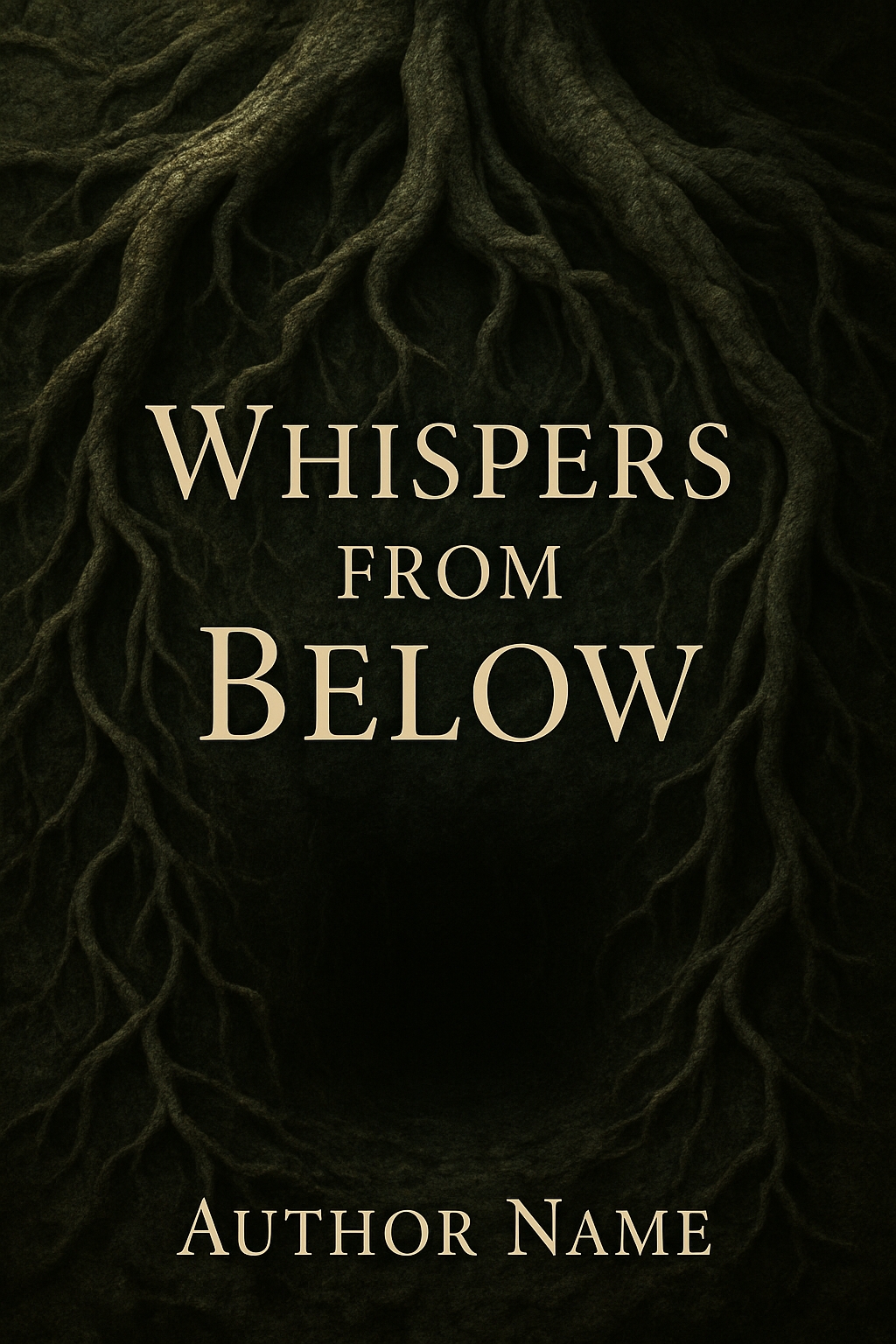 Intricate Dark Forest Whispers from Below EBook Cover