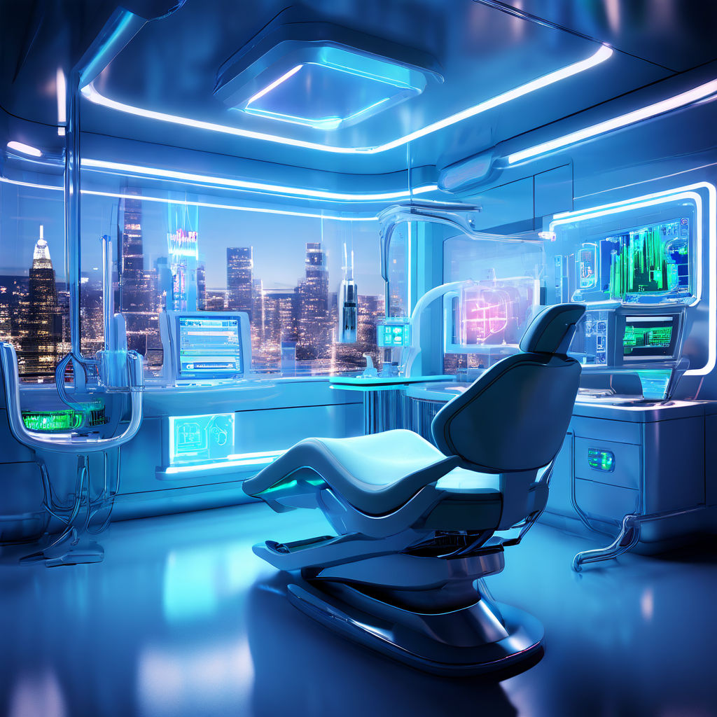 A cyberpunk-themed dental clinic by Huynh Duy - Playground