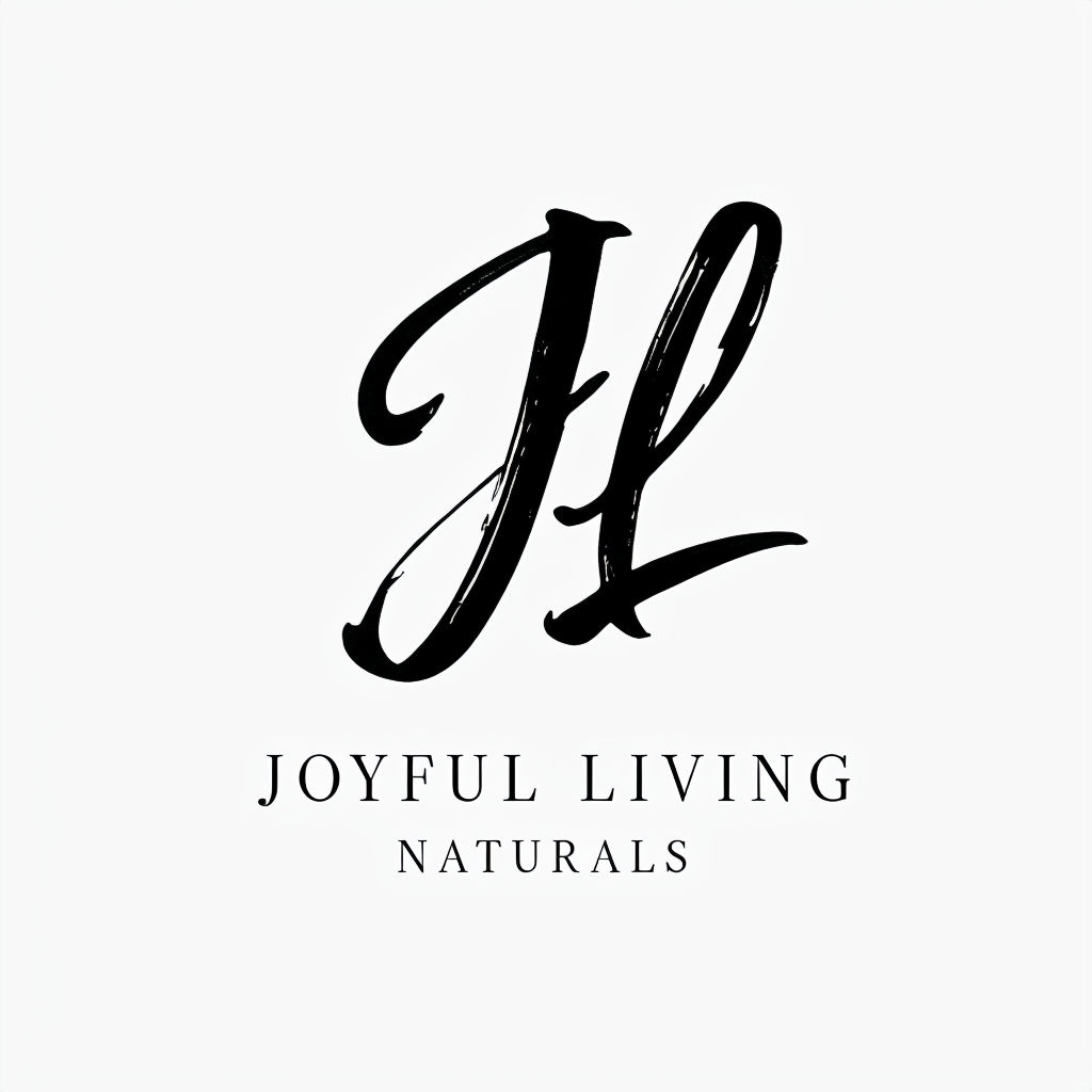 Elegant Minimalist JL Logo for Joyful Living Naturals Brand Logo