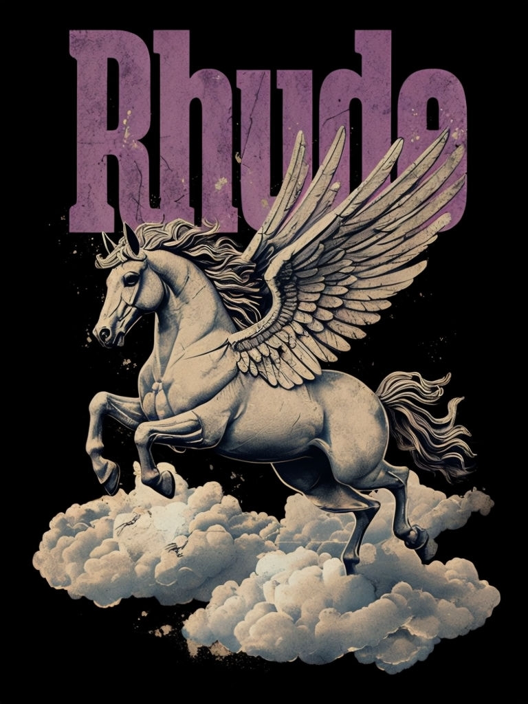 Majestic Pegasus in Flight Digital Artwork T-Shirt