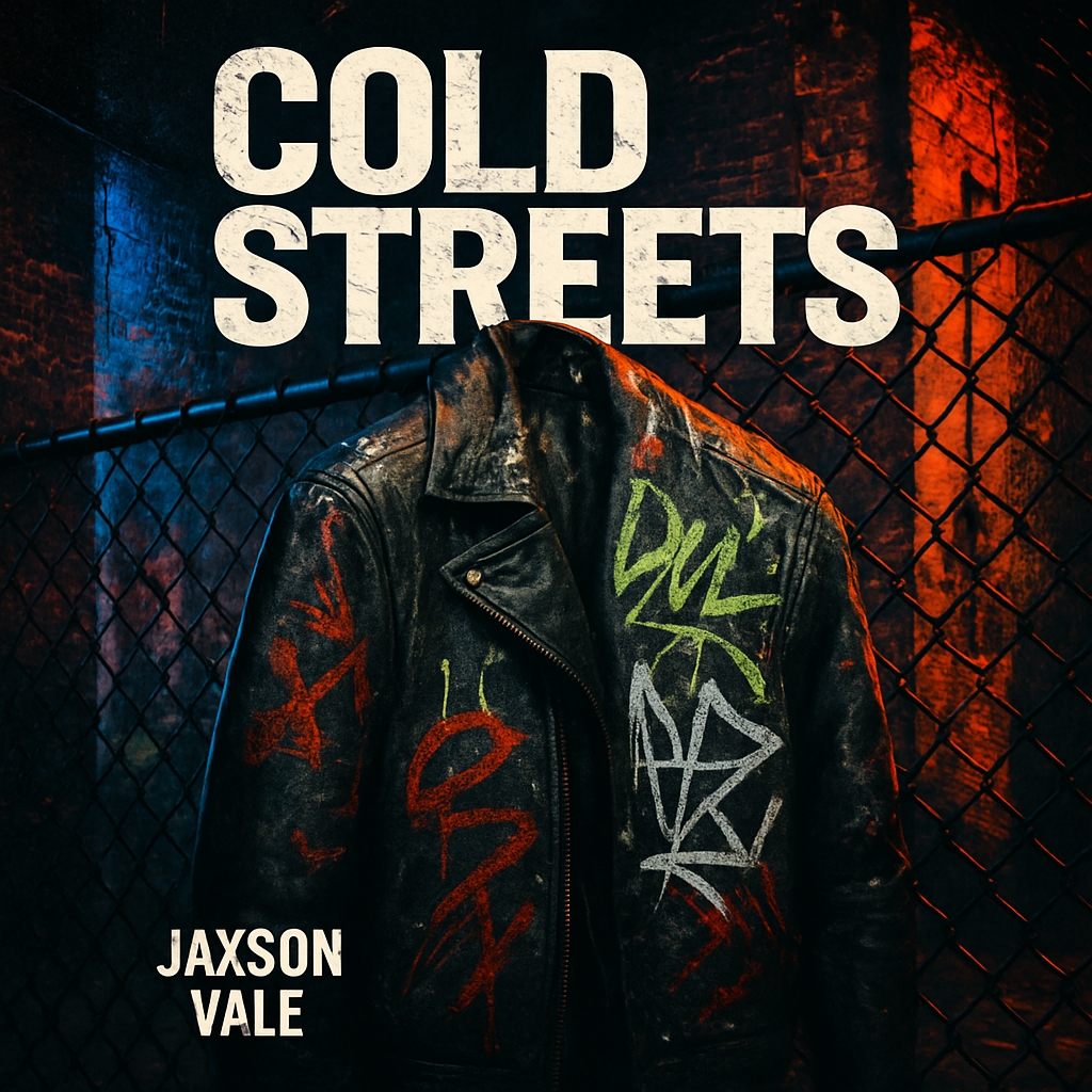 Cold Streets Urban Graffiti Leather Jacket Art Spotify Album Cover