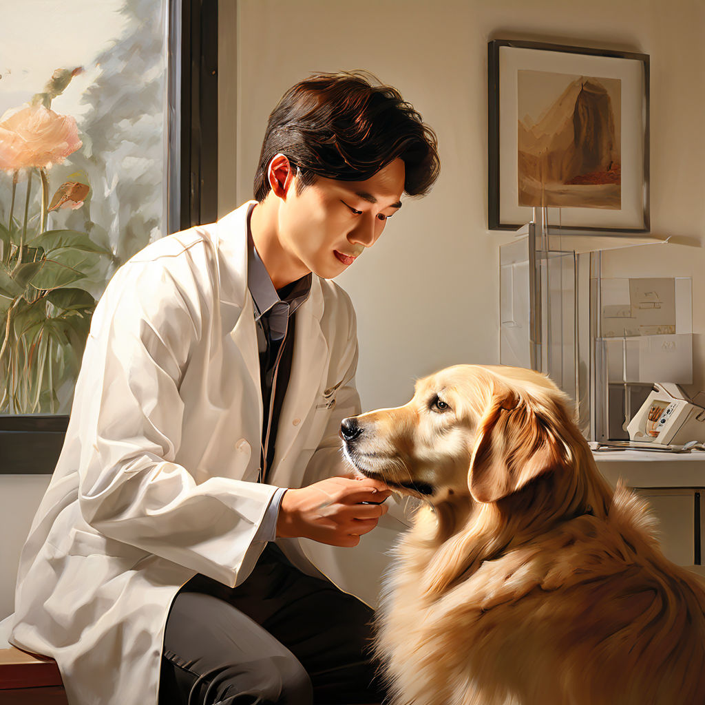 Young male Korean veterinarian by 김도진 Playground