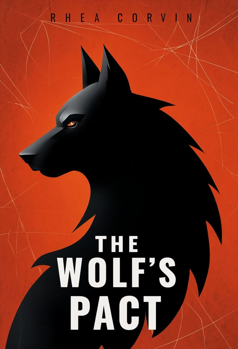 The Wolf's Pact Dark Fantasy Minimalist Ebook Cover Design