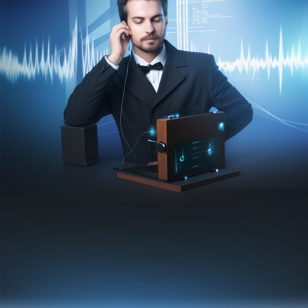 Background with beautiful frequency graph by Владимир Кочадыков