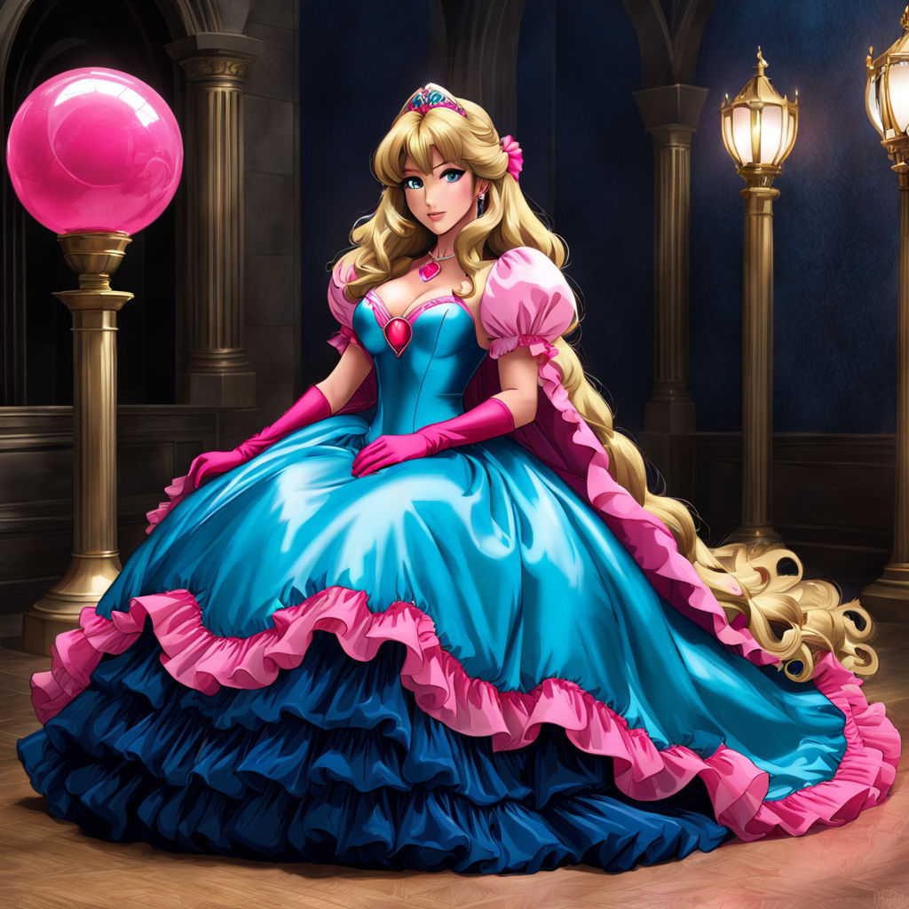 princess peach} portrait