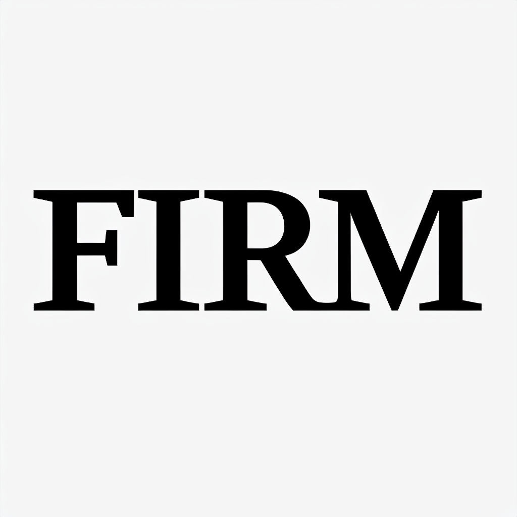 Bold Minimalist FIRM Logo Design for Consulting and Legal Firms Logo