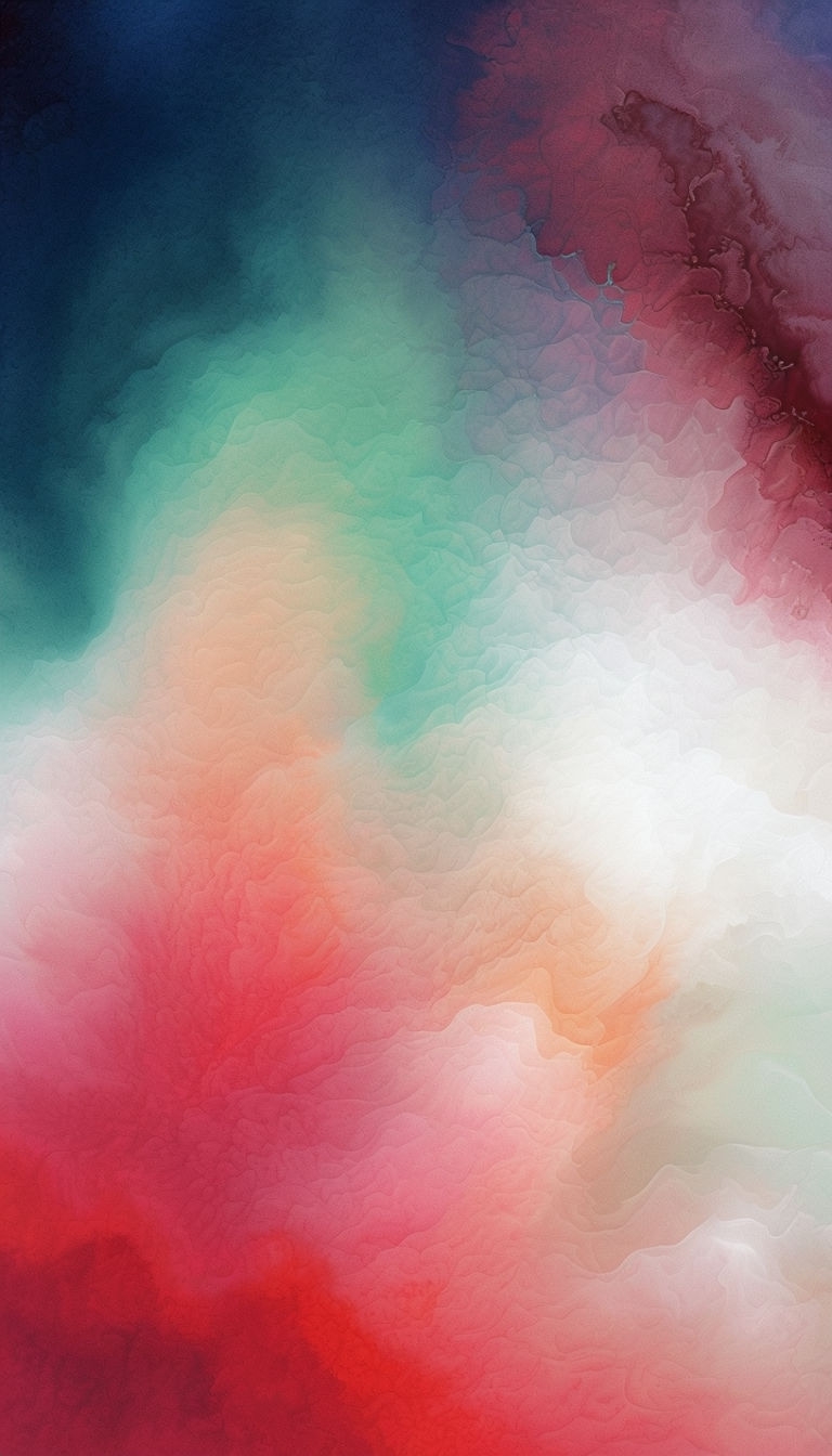Serene Abstract Gradient Artwork Blending Dreamy Colors Mobile Wallpaper