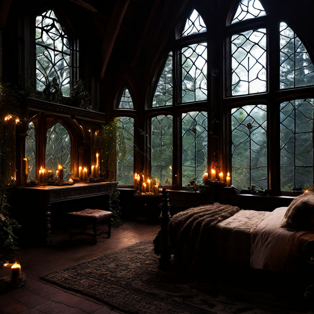 A Mirkwood-inspired Castle Big Bedroom By Nailah Melissa Xavier O 