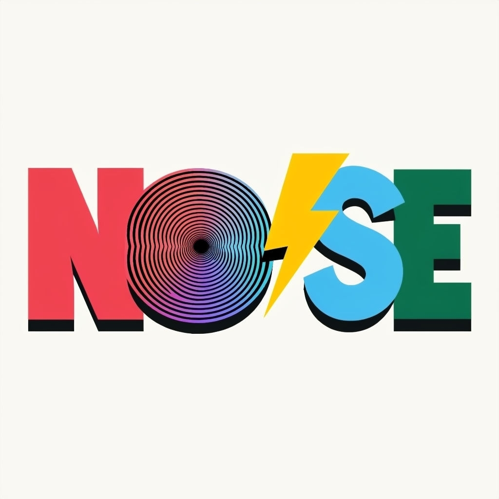Dynamic Modern NOISE Graphic Design for Logo