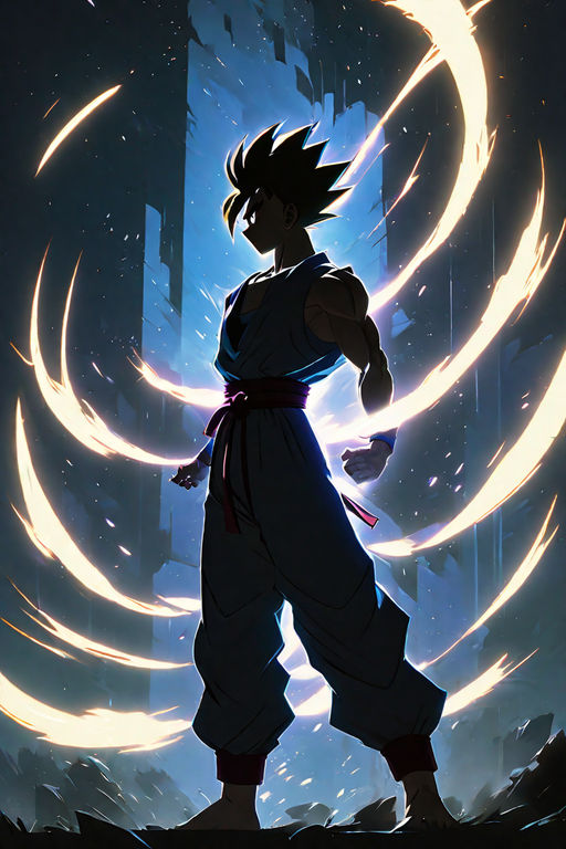 Gohan silhouette by sapba flash - Playground