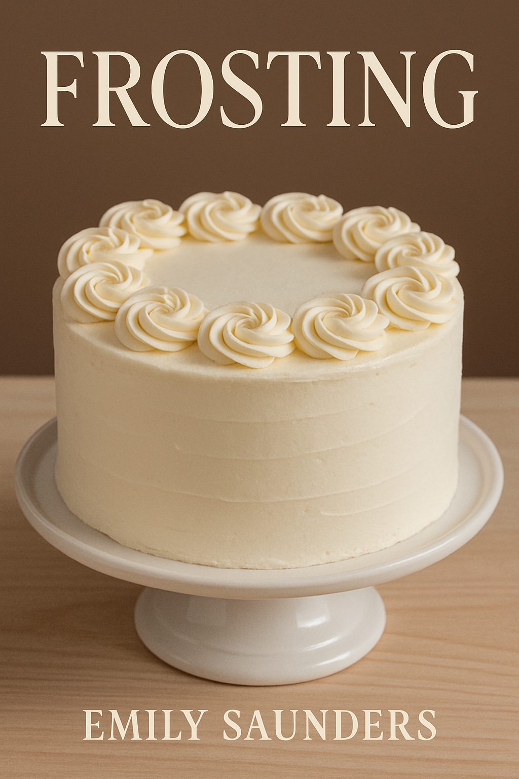 Elegant Cake with Cream Frosting EBook Cover by Emily Saunders