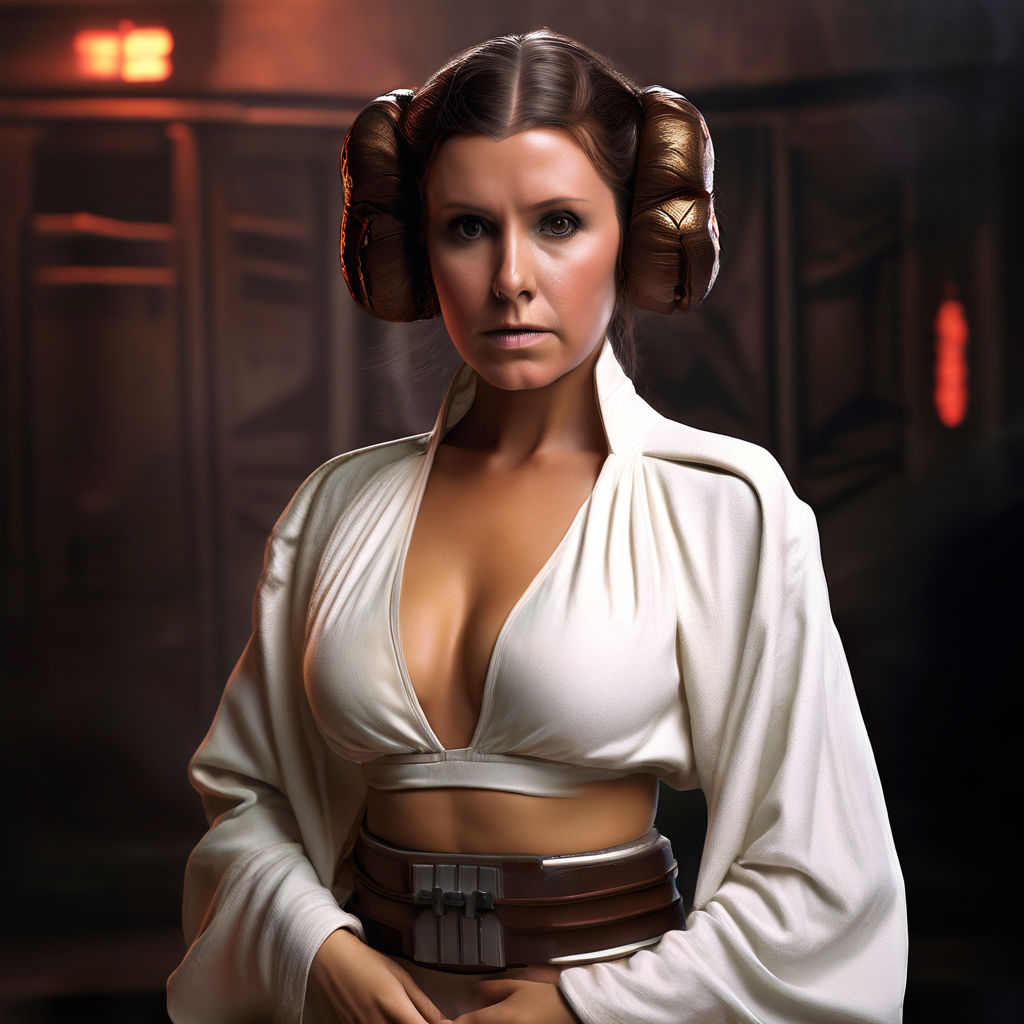 Princess Leia from star wars. Return of the Jedi