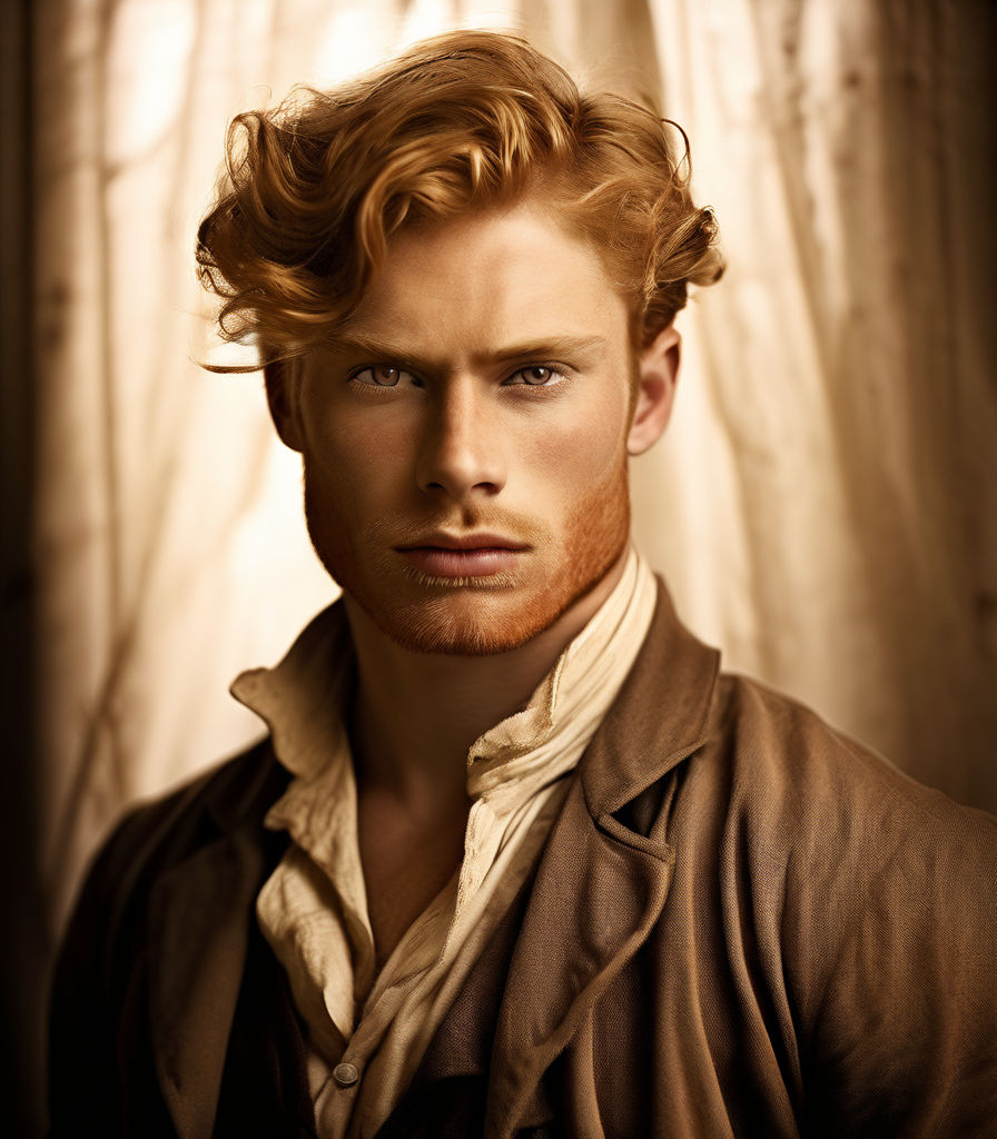 handsome masculine ginger nerd