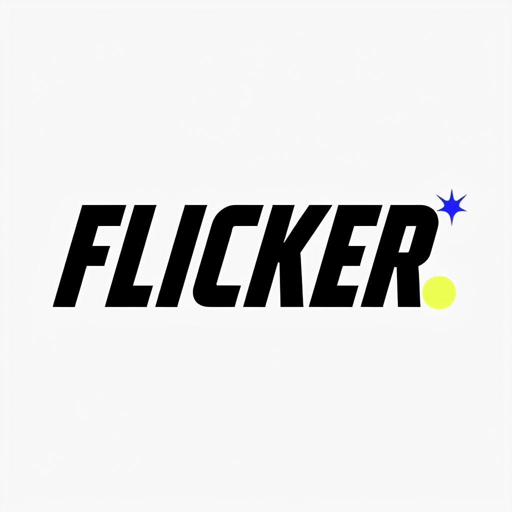 Bold Modern Logo Design for Creative Agency FLICKER with Energy Logo