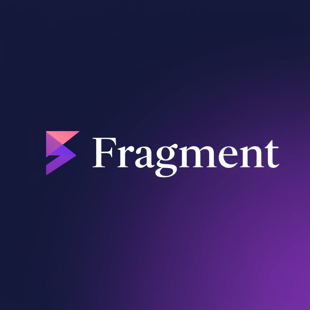 Modern Minimalist Fragment Logo Design