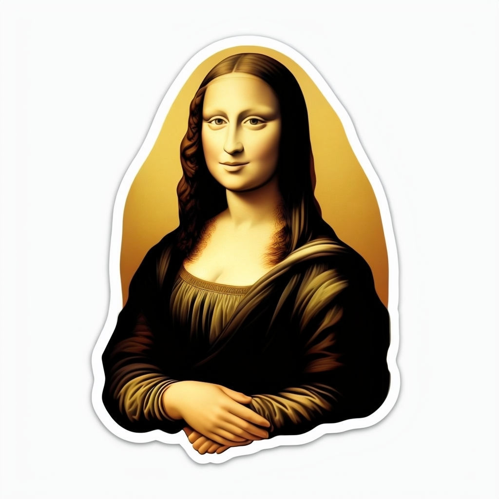 Mona Lisa Sticker