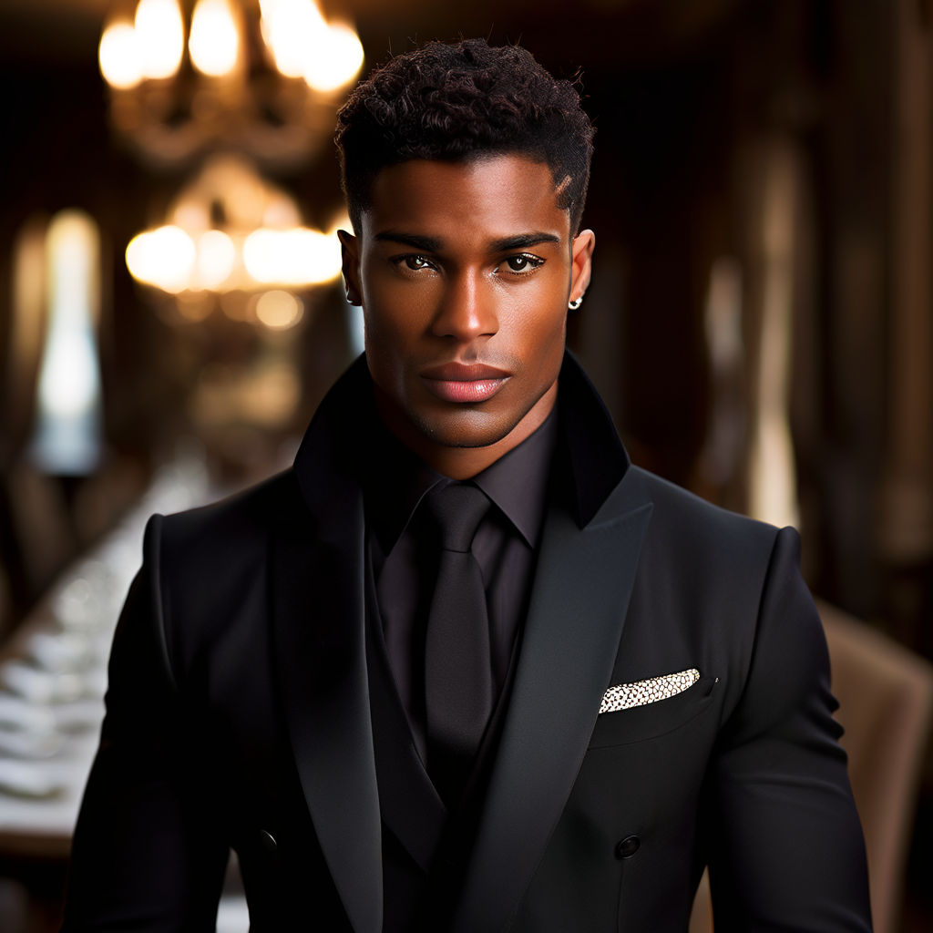 Handsome black man