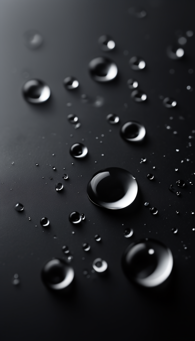 Macro Water droplets 