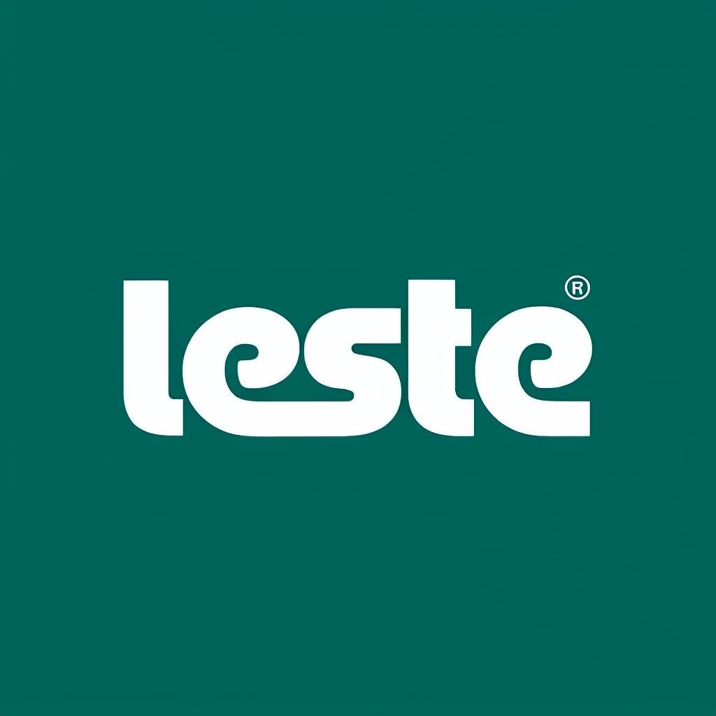 Minimalist Teal Green 'Leste' Logo with Trademark Symbol