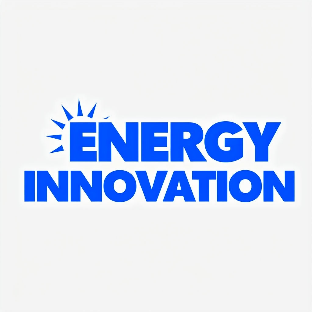 Bold Modern Energy Innovation Logo on White Background