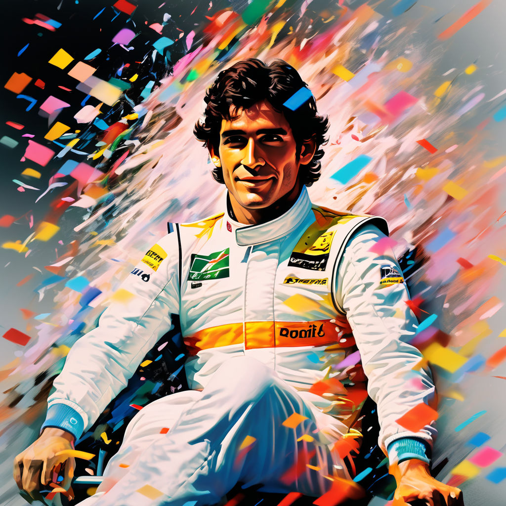 Ayrton senna in Interlagos by Rodrigo de Freitas - Playground