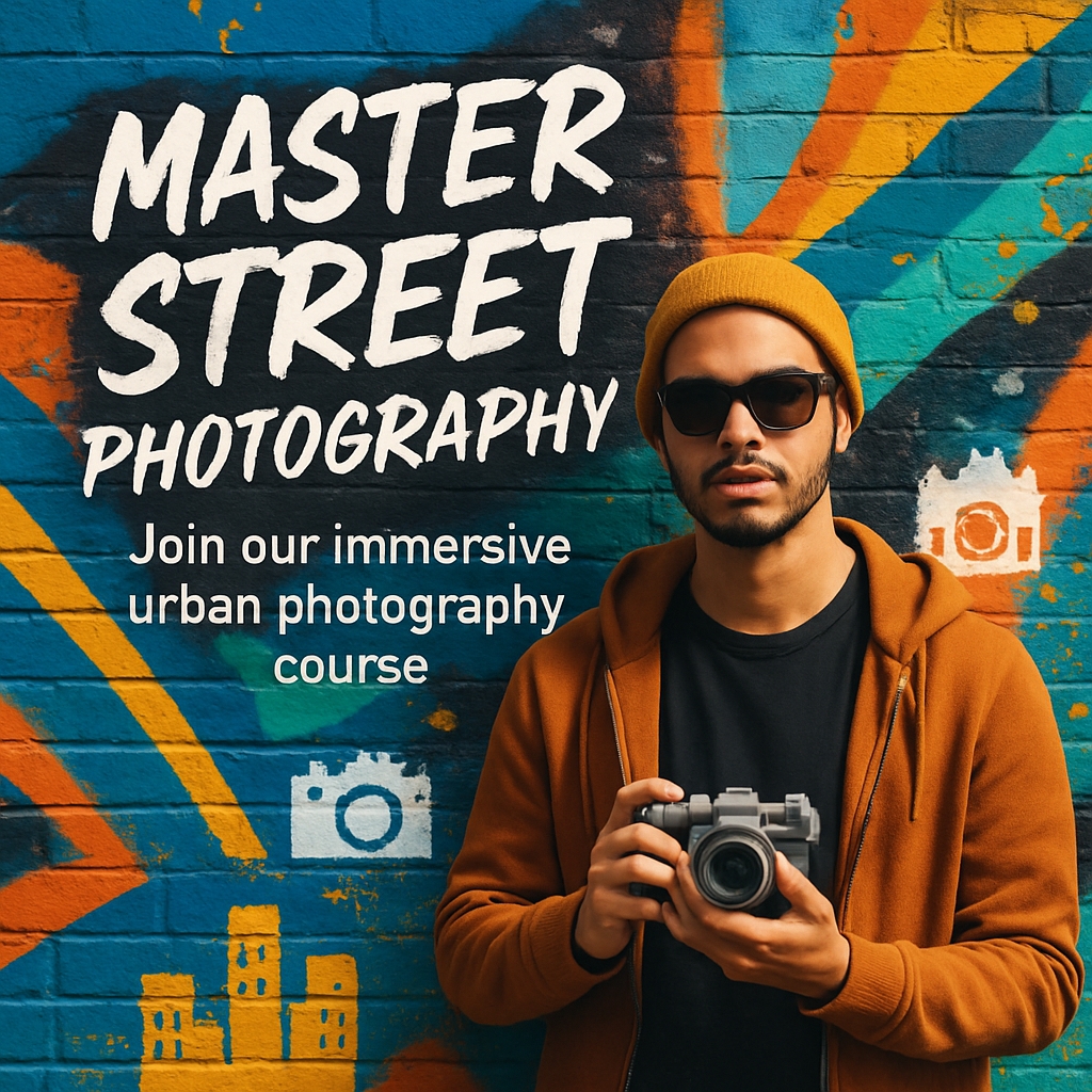 Master Street Photography Course Urban Advertisement Design Ads