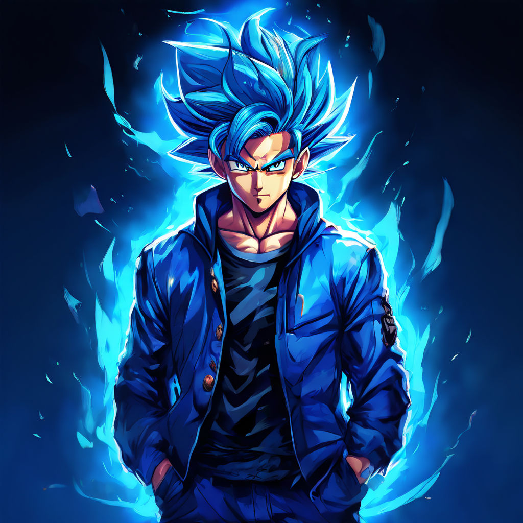 Goku Super Saiyan Blue from Dragon Ball Z