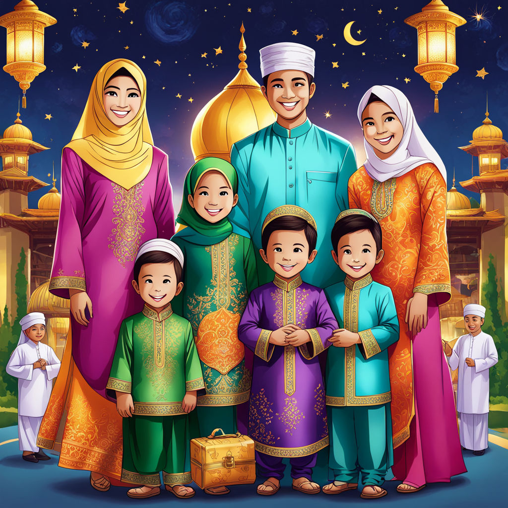 Selamat Hari Raya Aidilfitri celebration captures people of by