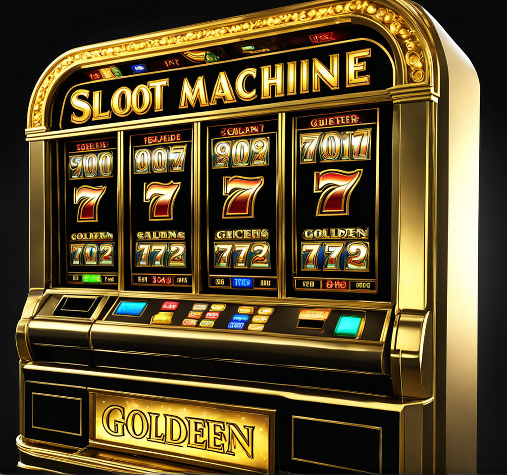 golden slot machine, 4k