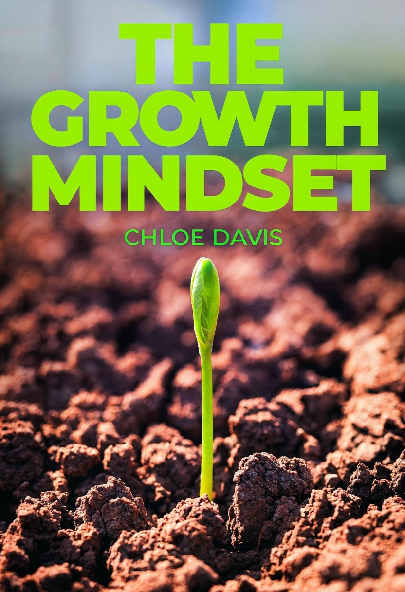 "Vibrant Growth Mindset Self-Help Book Cover Design by Chloe Davis" EBook Cover