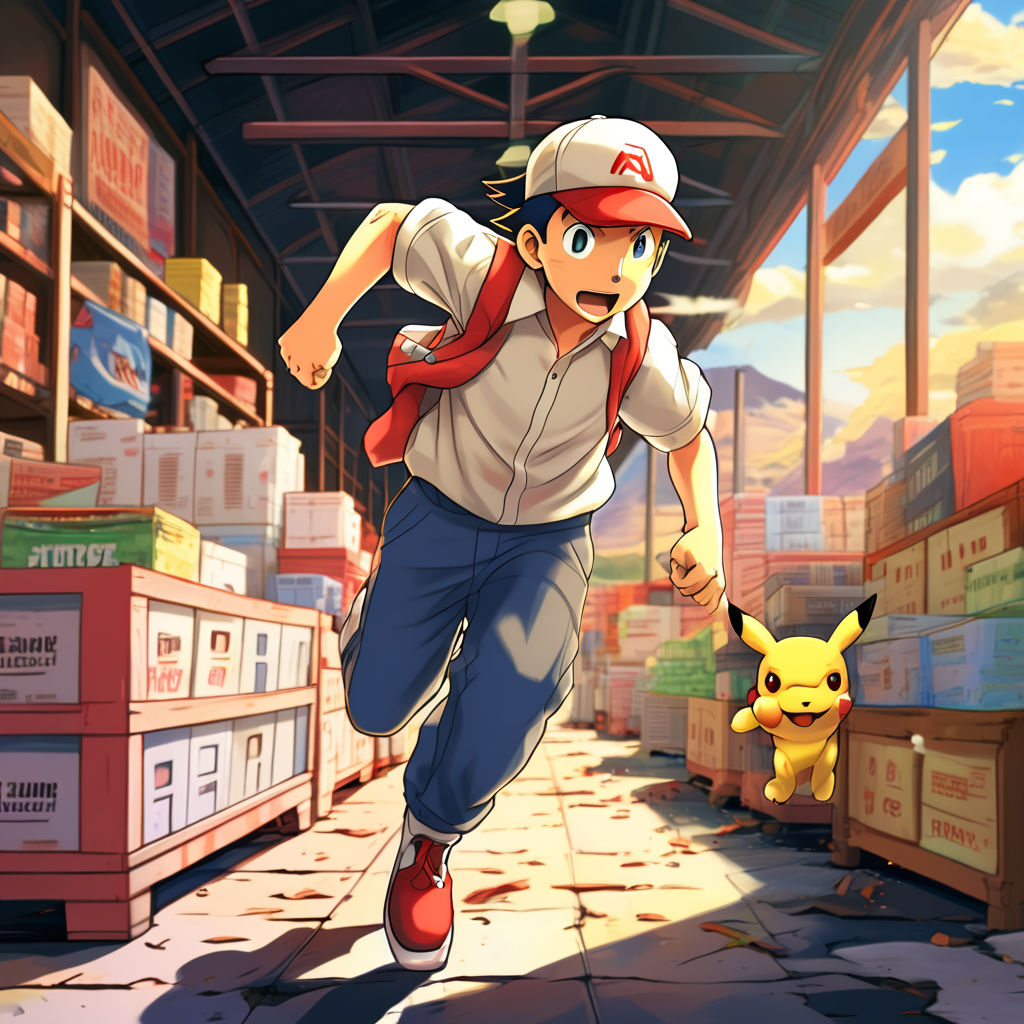 Cool image about Pokémon anime show. Ash Ketchum running fro... by ...