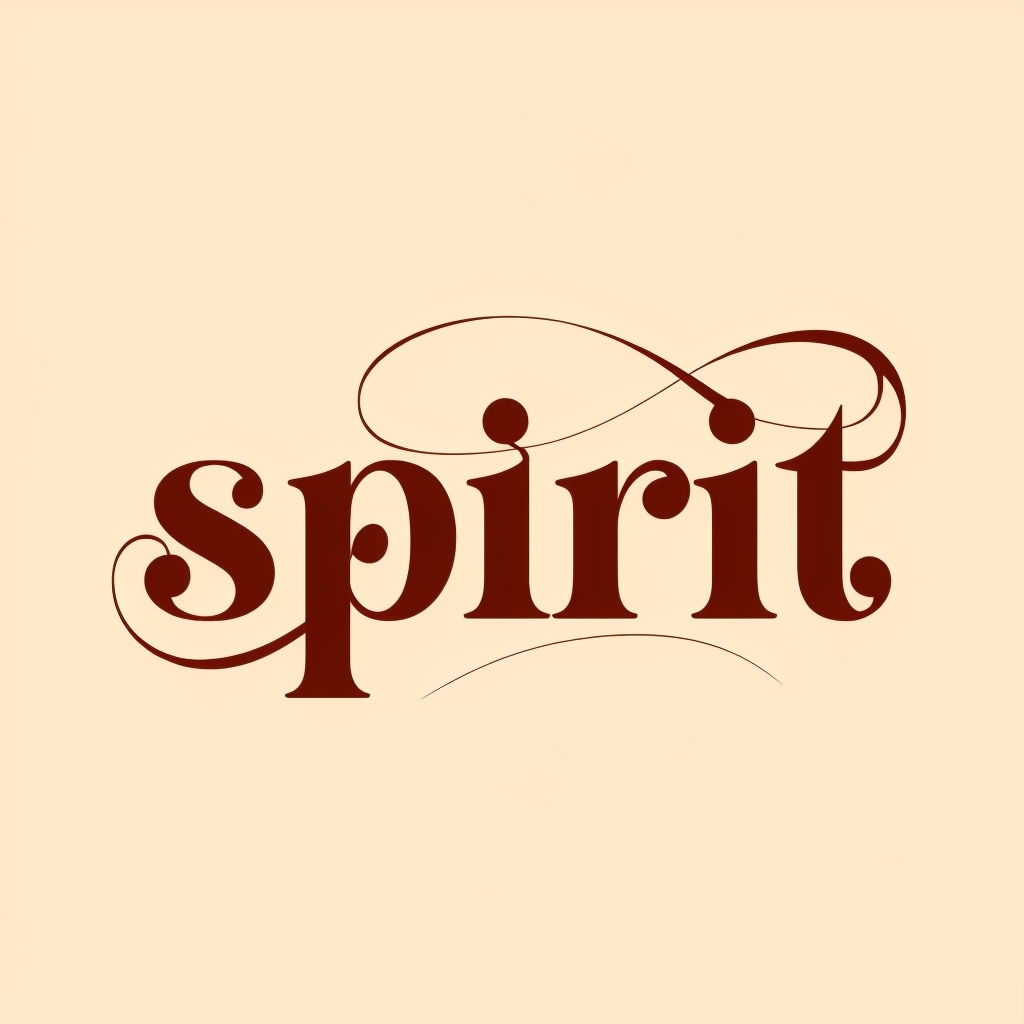 Elegant Spirit Typography Design in Minimalistic Style T-shirt