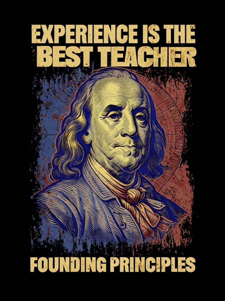 Vintage Benjamin Franklin Experience Is The Best Teacher T-Shirt
