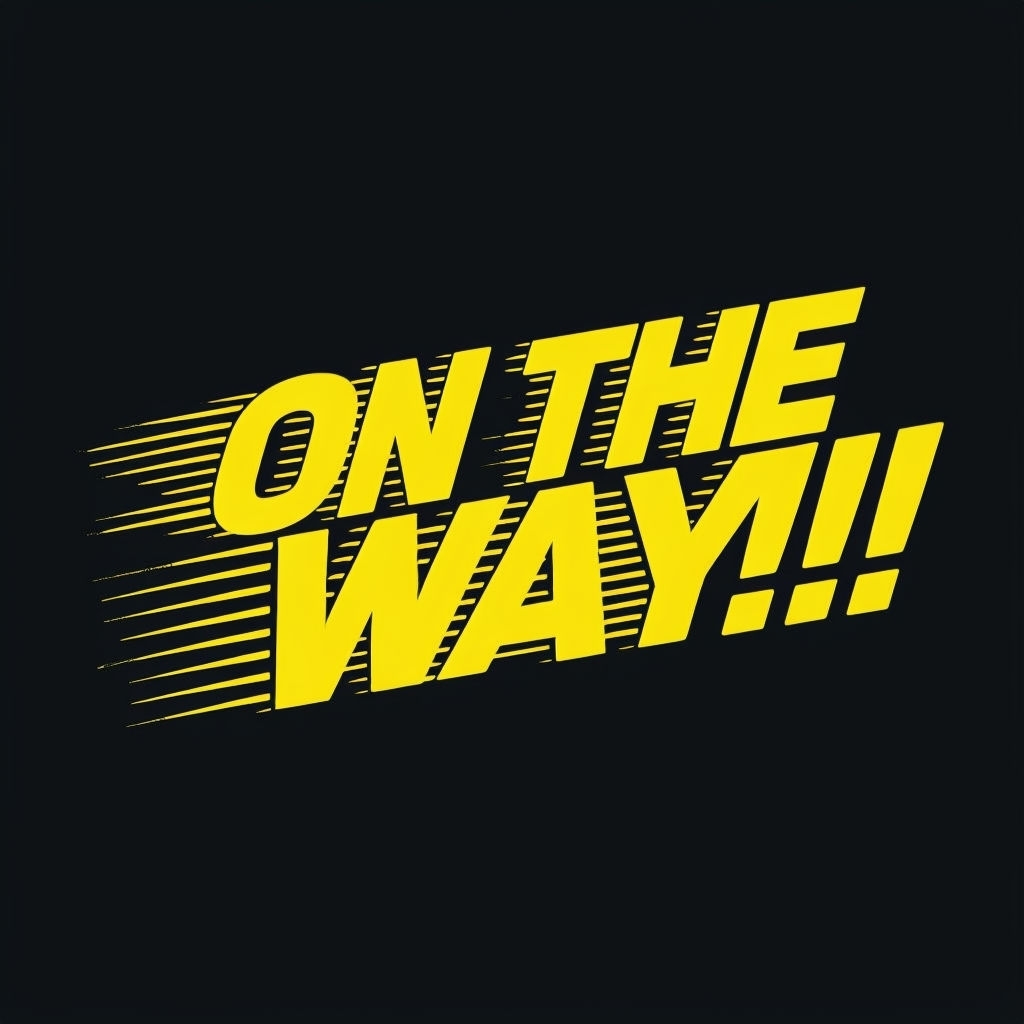 Dynamic ON THE WAY!! Typography Design for T-Shirt