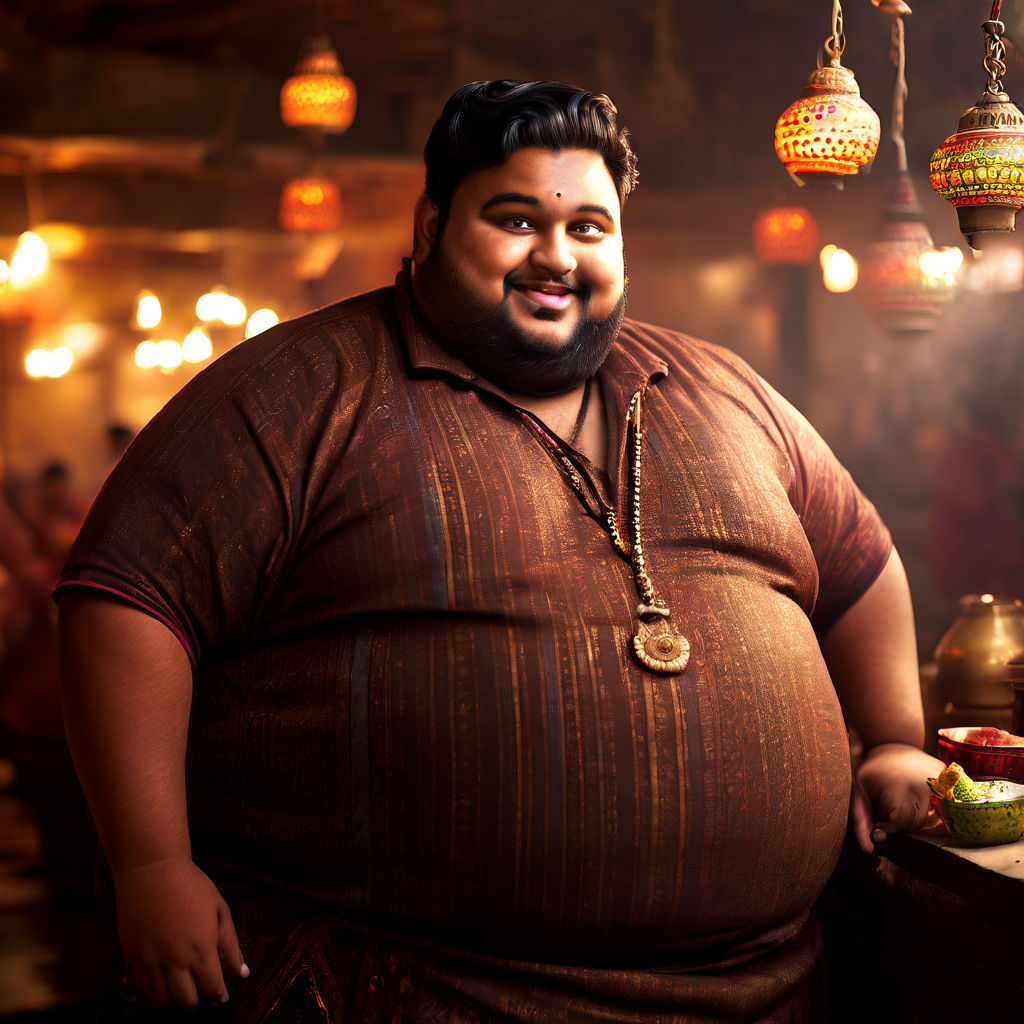 fat bengali man