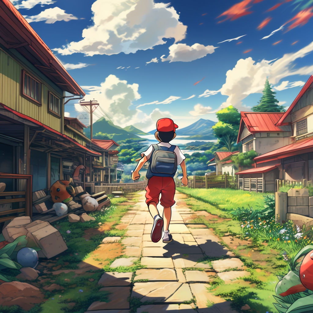 Cool image about Pokemon anime show. Ash ketchum running fro... by ...