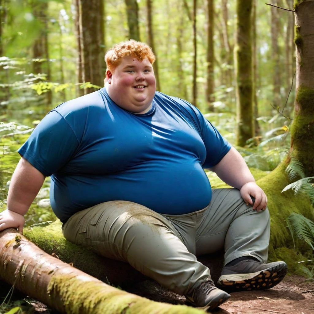 obese man turns into fungi