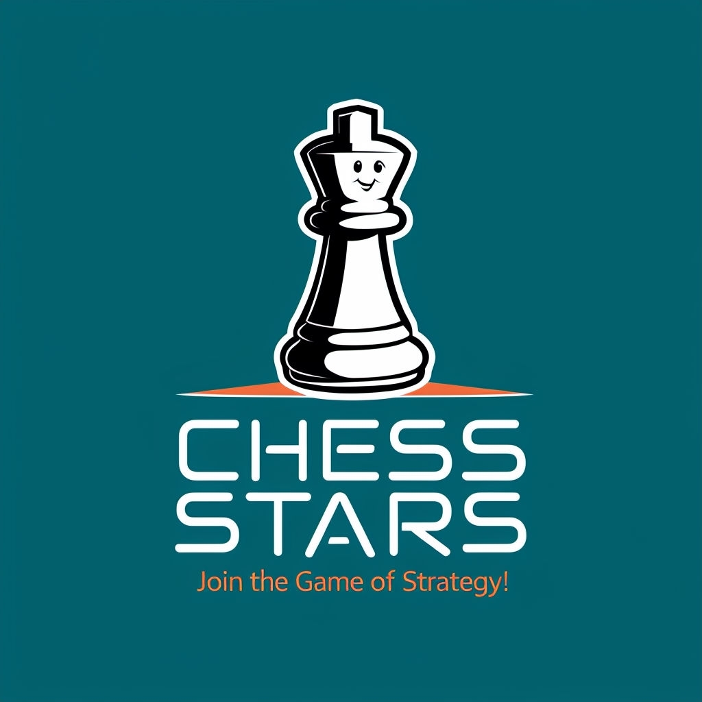 Modern Minimalist Chess Club Logo Design Featuring Queen Piece