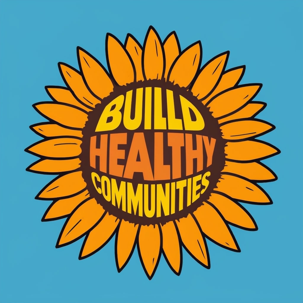 Stylized Sunflower with Motivational Text Poster