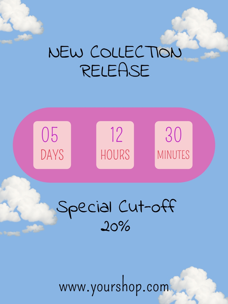 New Collection Release Promotional Graphic for Instagram Posts