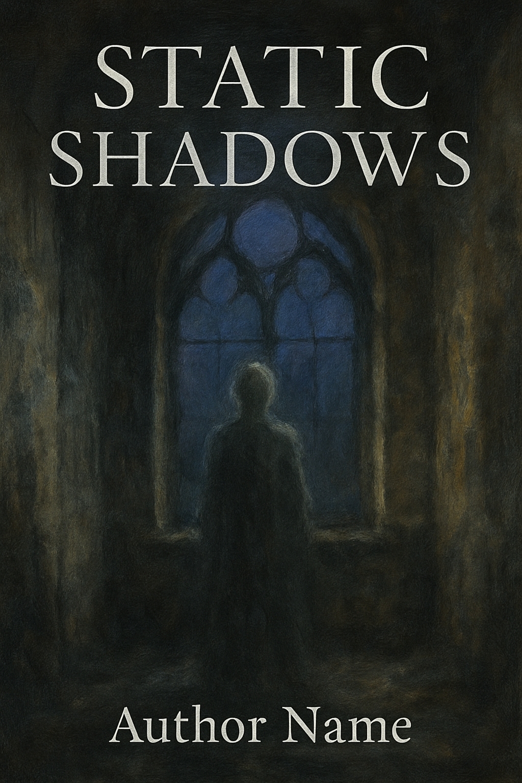 Mysterious Gothic STATIC SHADOWS Book Cover Design EBook Cover