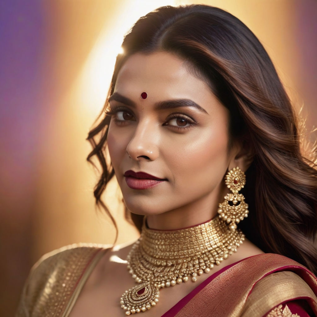 ebergolu minimalist Deepika Padukone face