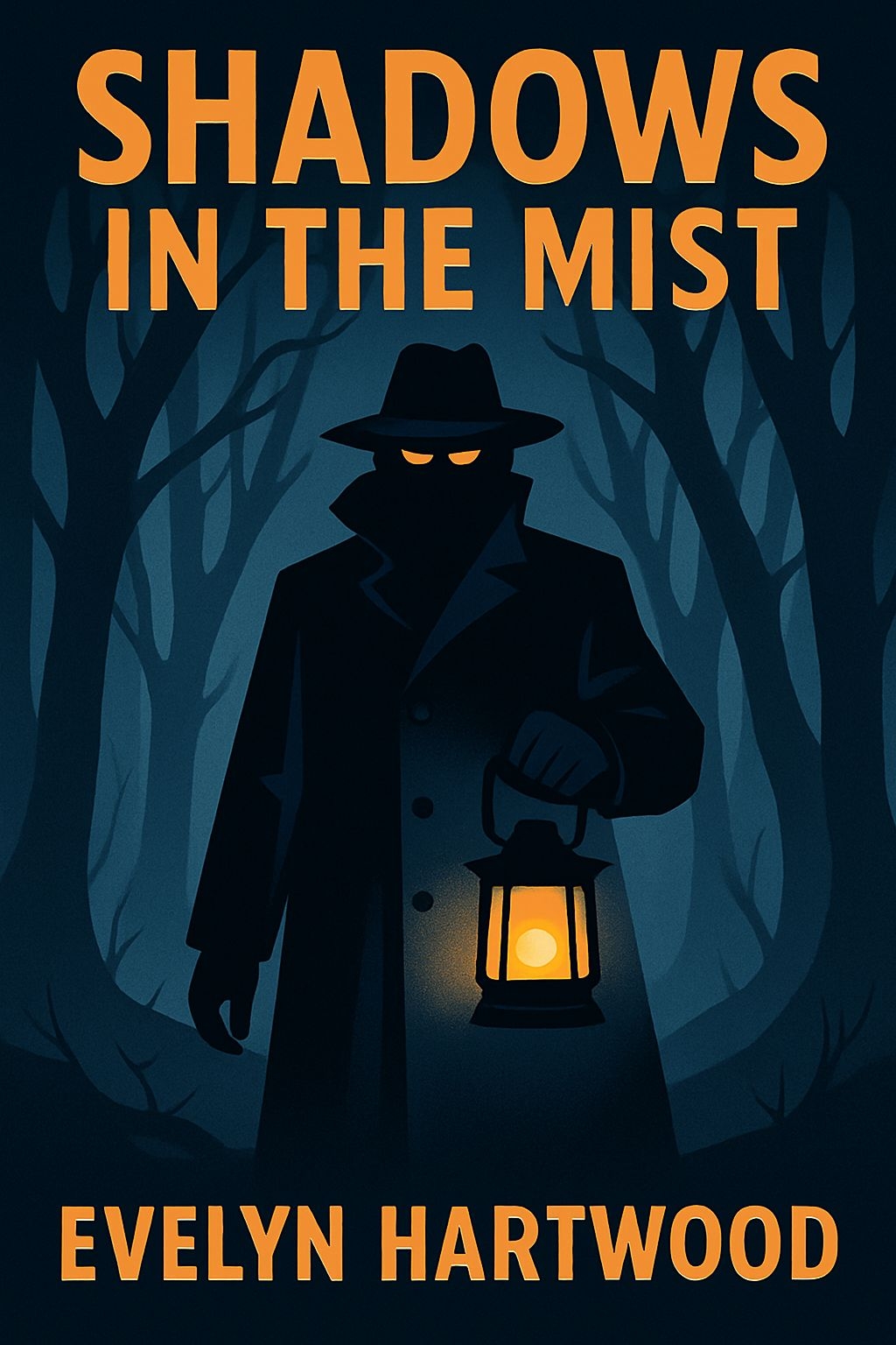 Shadows in the Mist Eerie Mystery Illustration EBook Cover