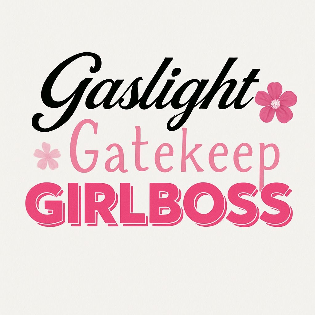 Modern Graphic Design Text Arrangement Sticker