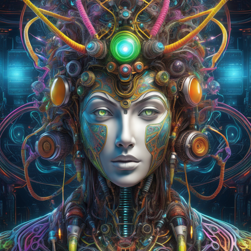 Imagine a DMT deity elves made of robot parts by Digital Placebo ...